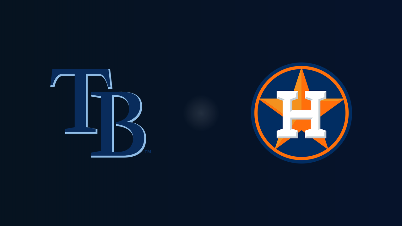 Rays vs Astros — Baseball